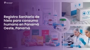 Imagen sobre el proceso de registro sanitario de hielo para consumo humano en Panamá Oeste, Panamá